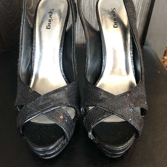 3 for 15 ๐ Spring Sequin Heels - Picture 3 of 7